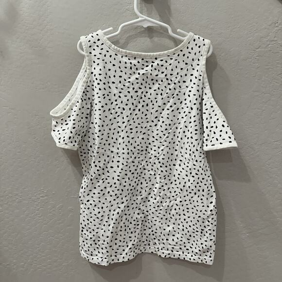 Tea Collection Black & White Polka Dot Tank Top - Picture 5 of 7